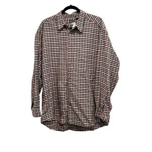 Vintage Barnes Storm Jhane Vintage Geometric Textured Button Up Shirt Size Large